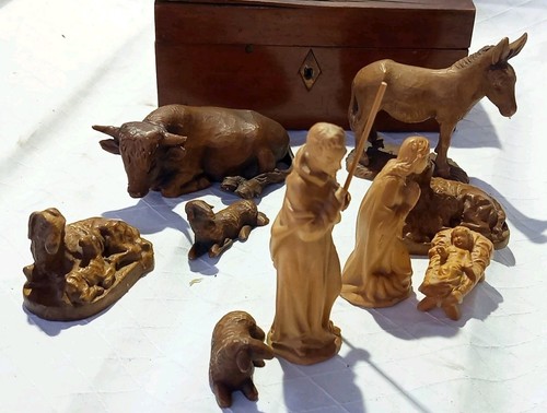 Krippenfiguren holz geschnitzt - holz,