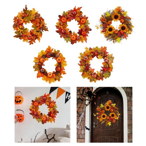 Bunter herbstkranz für - herbstkranz, und