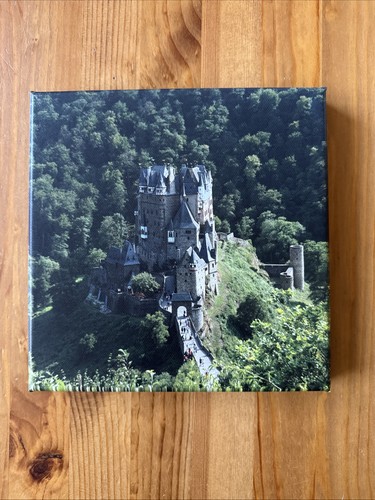 Burg eltz leinwand 20x20cm - leinwand,