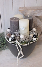 Adventskranz, Adventsgesteck