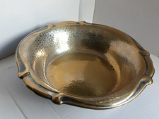WMF Schale, gehämmert, Messing, versilbert. Vintage . Nachlass 