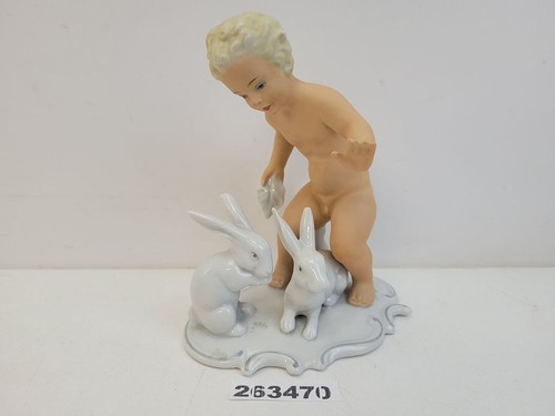 Porzellan figur putte junge - figur,