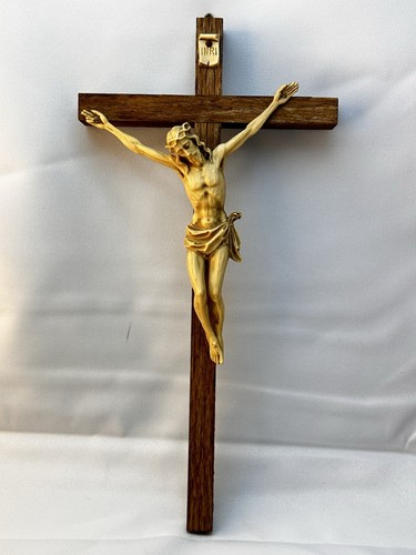 Wandkreuz holz kruzifix jesus - wandkreuz,