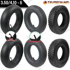 2 Reifen / 2 Schlauch 3.50-6 4.00-6 4.10-6 für Schubkarren Reifen 350-6 400-6