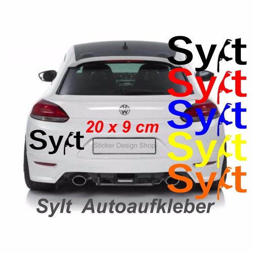 Sylt insel autoaufkleber bike - sylt,