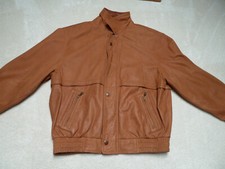 Montes Herren Lederjacke Braun