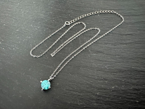 Zirkonia paraiba farben - zirkonia, 925