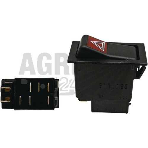 Warnblinkschalter für case - case, ih