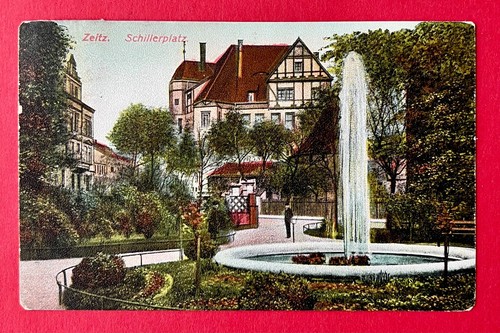 Zeitz 1909 schillerplatz - ak,