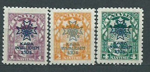 Lettland post 1923 yvert - -,