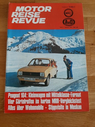 Motor reise revue 1973 - reise,