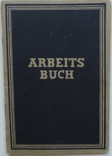 Ddr arbeitsbuch dokument 1949 - ddr,
