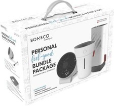 BONECO Bundle persönliche Luftbehandler Tischventilator Vernebler Set weiß