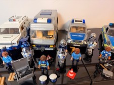 Playmobil Konvolut Polizei Fahrzeuge etc.