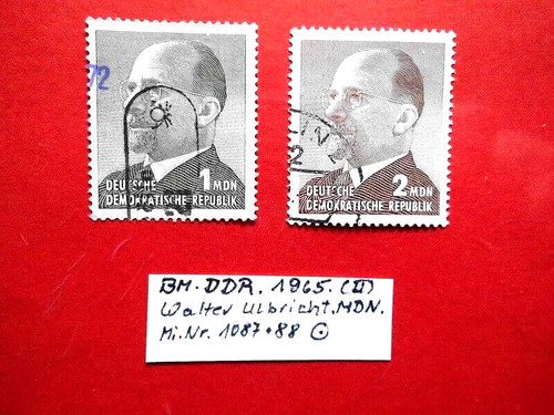 Briefmarken ddr 1965 - bm.,