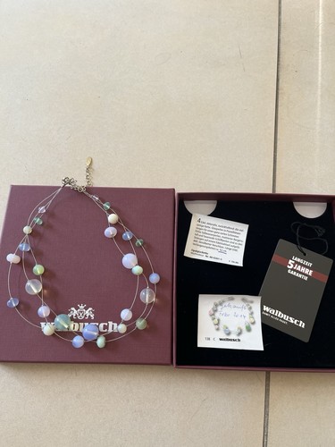 Kette opalglas collier - opalglas,