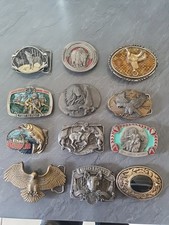 Gürtelschnallen Buckle Sammlung 12 Stück Konvolut