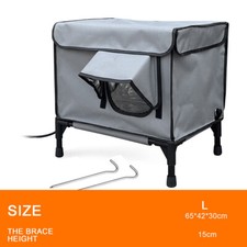 Wasserdicht und isoliert Beheiztes Katzen haus für draußen Kitty Shelter Outdoor