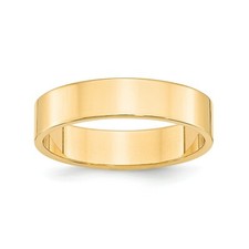 14k Gelbgold Unisex Leicht 5mm