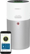 Hoover 500 Luftreiniger mit schnellwirkendem H-TRIFILTER und Diffusor weiß