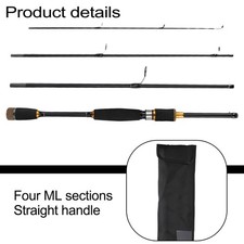 Faltbare Kohlefaser Angelrute