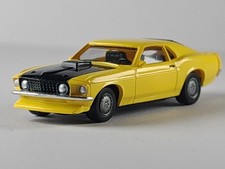Pat Mor / Herpa Ford Mustang gelb / schwarz  1:87