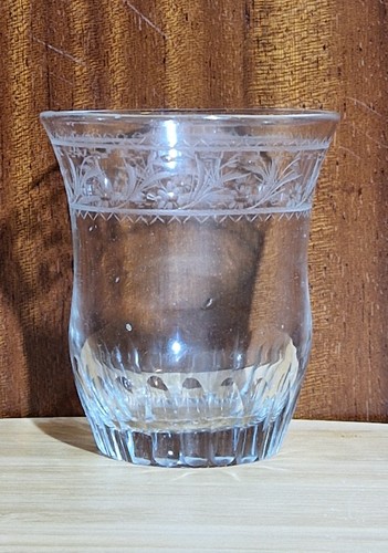 Antiker glasbecher biedermeier - antiker,