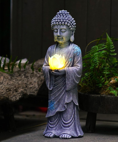 Stehende buddha figur - stehende,
