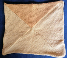 Kissenbezüge Strick  2 Stck.,genäht 1 Stck. Handarbeit, neu