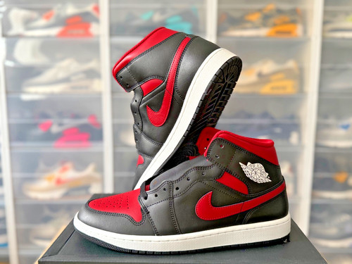 Nike air jordan mid bred - air,