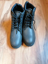 Angelschuhe, Hohe Schnürstiefel, Prima zum Angeln feste griffige Sohle 