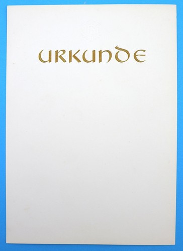 Urkunde dtsb ddr blanko - dtsb,