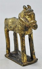 Antike Messing Pferdefigur