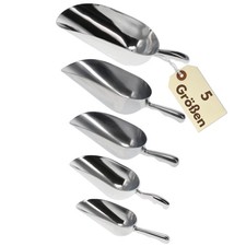 Aluminium Abwiegeschaufel Rund