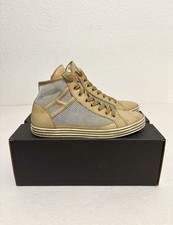 Hogan Sneaker Damen Größe 39,5 Beige /Gold Schuhe High Top Hogan Rebel gebraucht