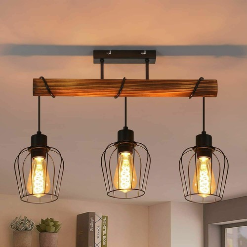 E27 deckenlampe holz - e27,