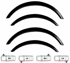 Schwarz Radlauf Zierleisten Satz für CHRYSLER GRAND VOYAGER vorne hinten 01-07