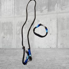 Hundeset Leine mit 2x Halsband Gr. S/M