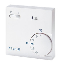 Eberle RTR - E 6202 Raumtemperaturregler mit Netzschalter Ein / Aus und LED Heiz