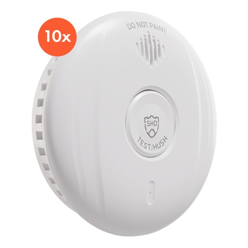 10x rauchmelder set - 10, jahre