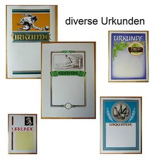 1 Urkunde Sport Hobby Hobbies