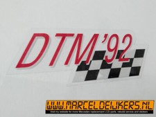 Mercedes 190 w201 aufkleber decals DTM 92 sondermodell satz