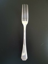 Antike Gabel, Christofle, Paris, versilbert "90", Serie "Amerika / America"