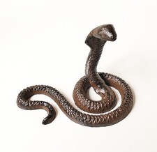 Kobra Schlange Figur Gusseisen