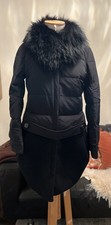 Original MONCLER Mantel aus Wolle und Daunen Modell Rhubarbe Gr.3 / 38 NP 2.500€