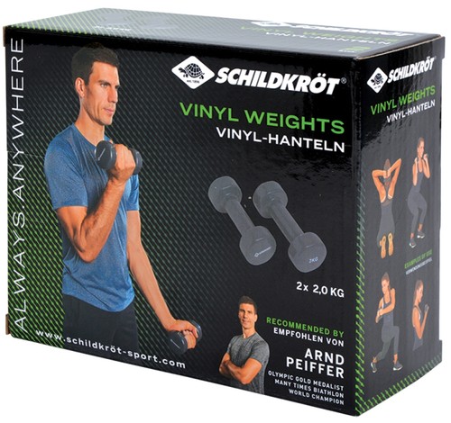 Schildkröt vinyl hanteln - 2,