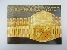 Rolex Booklet 1995 Vintage Your Rolex Oyster Ihre Rolex Oyster Englisch ║ M633