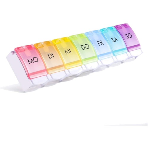 Tablettenbox pillendose wochen - tablettenbox,
