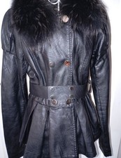 Ausgefallene Kunstlederjacke