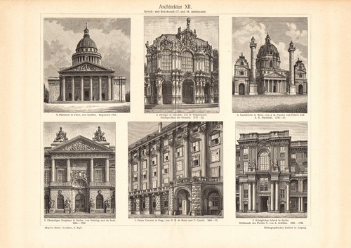 Architektur xii historischer - xii.,